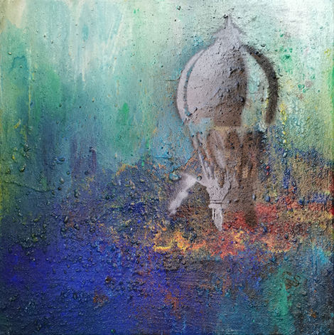 Heißluftballon Zeitgenössische Kunst Acryl Malerei Kunst Remscheid