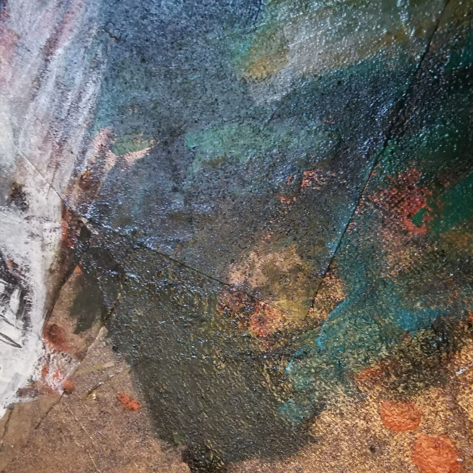 Miniaturbild: Woman with Big Collar Acryl Malerei auf Leinwand Kunst Remscheid Wuppertal Galerie Nadine Sommerauer