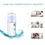 Thumbnail: USB Mist Facial Sprayer  Humidifier Rechargeable Nebulizer Face Steamer