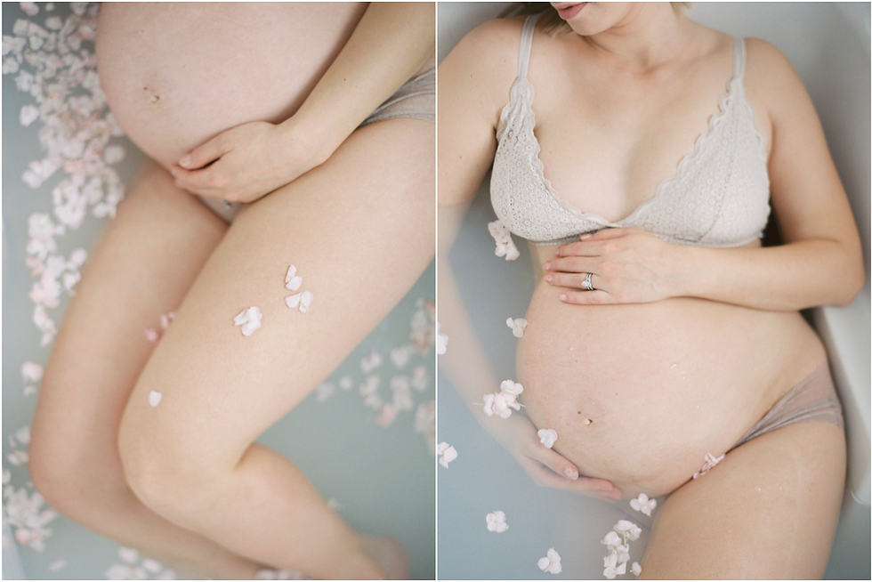 Saskatoon Milk Bath Maternity Photographer