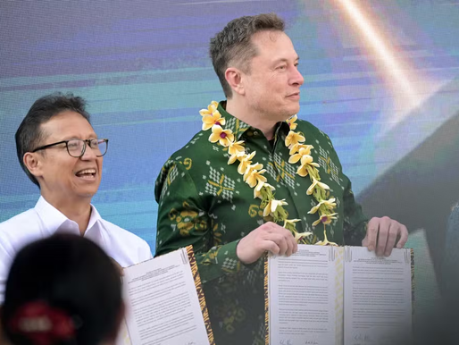 Elon Musk fecha parceria com Indonésia para uso do Starlink na área da saúde