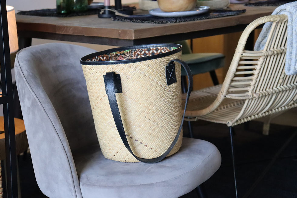 Sac à main en raphia tressé -40%