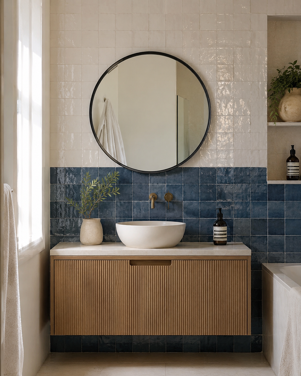 Miroir en métal noir