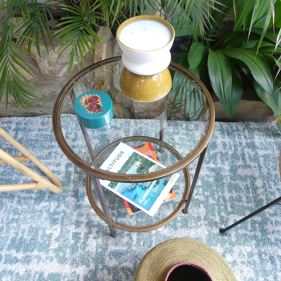 Table laiton & verre -20%