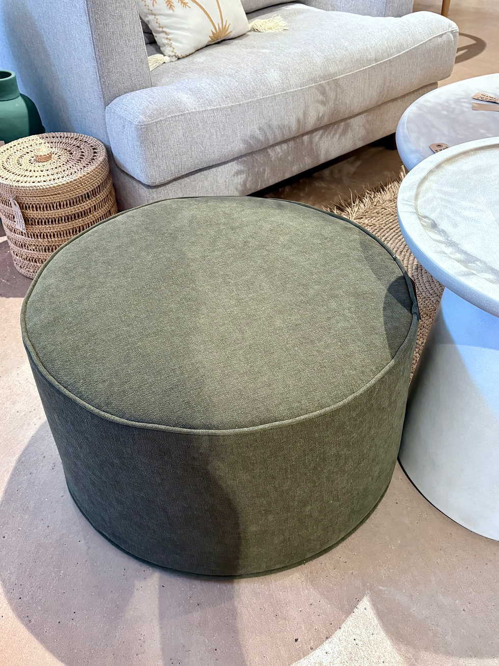 Pouf kaki