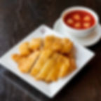 35. Breaded Chicken with Sweet and Sour Sauce and Pineapple