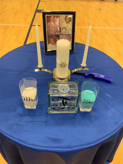 Sand ceremony and Memorial Table