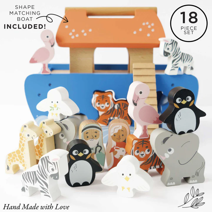 Thumbnail: Le Toy Van Noah's Ark Wooden Shape Sorter