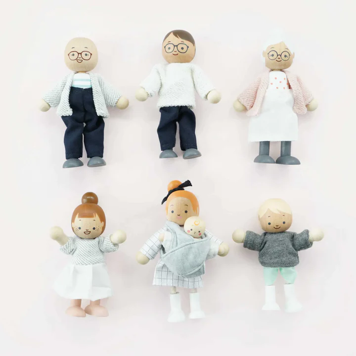 Thumbnail: Le Toy Van Doll Family Wooden People