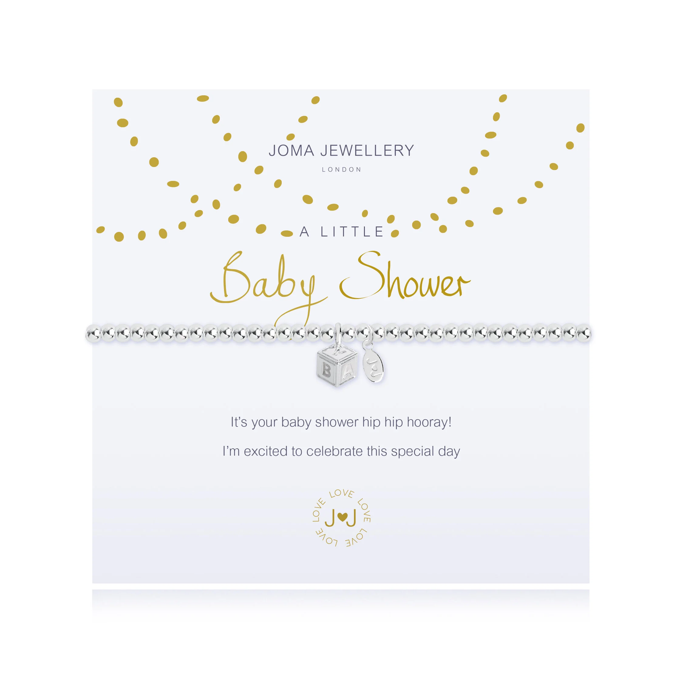 Joma Jewellery A Little Baby Shower Bracelet