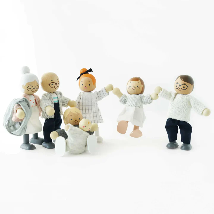 Thumbnail: Le Toy Van Doll Family Wooden People