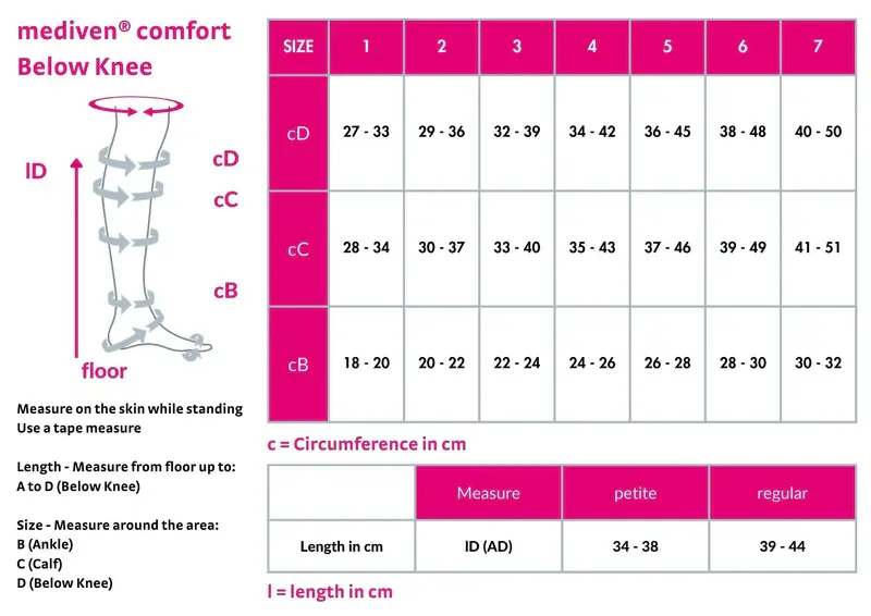 Thumbnail: mediven®️ comfort Below Knee Compression Stockings Caramel