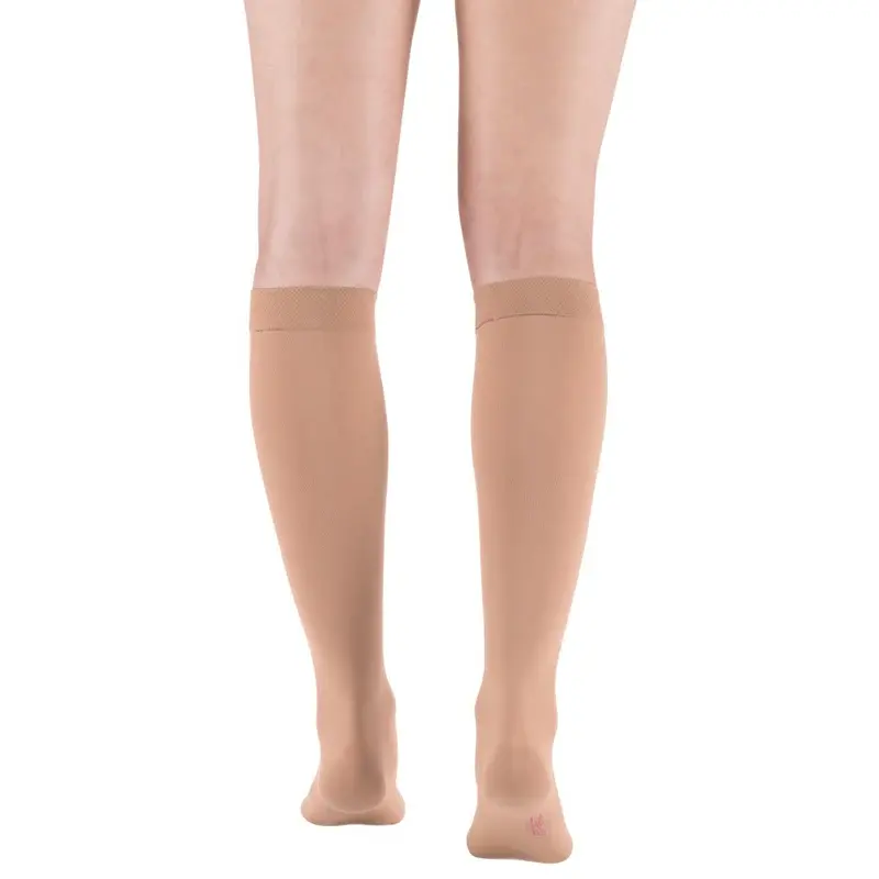Thumbnail: mediven®️ comfort Below Knee Compression Stockings Caramel