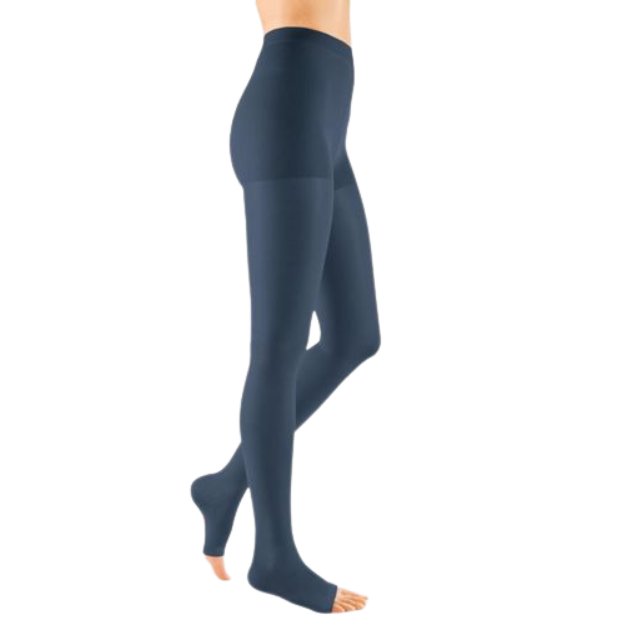 Compression Stockings | Pantyhose | Open Toe | Navy | mediven elegance®