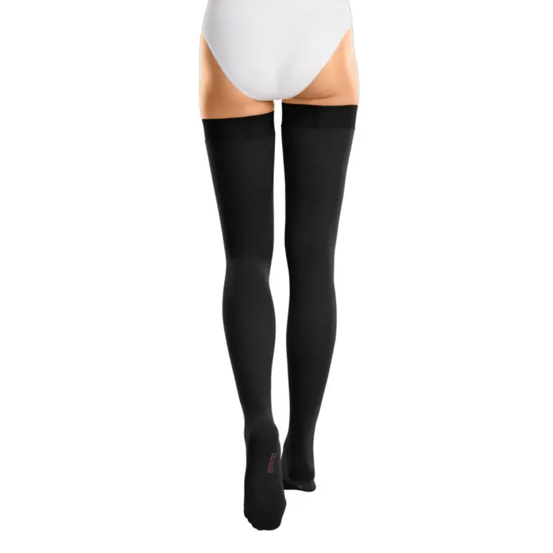 Thumbnail: Compression Stockings | Thigh High | Closed Toe | Sensitive Topband Wide