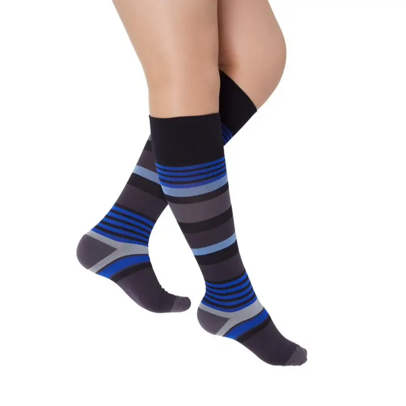 Thumbnail: Medi Rejuva Compression Socks Motley Stripe