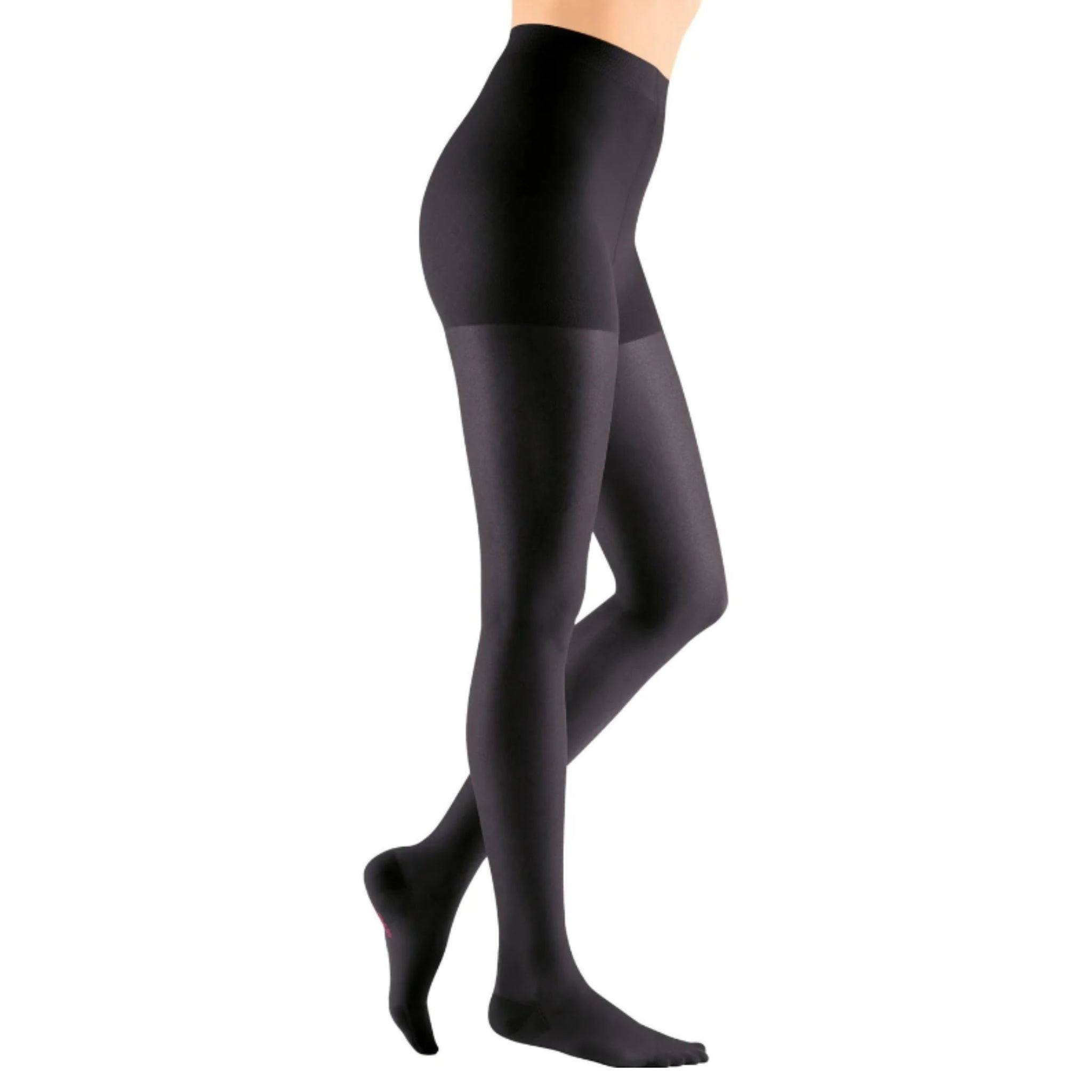 Compression Stockings | Pantyhose | Closed Toe I Black I Sheer & Soft