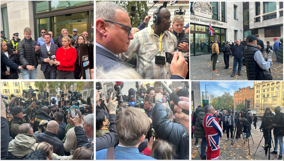 Some photos I took outside the court building during the course of the trial