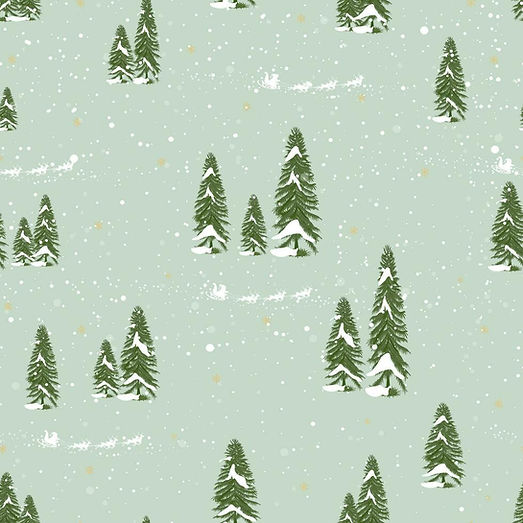 christmas-seamless-pattern-winter-landscape-pine-tree-forest-santa-claus-riding-on-sky-cut