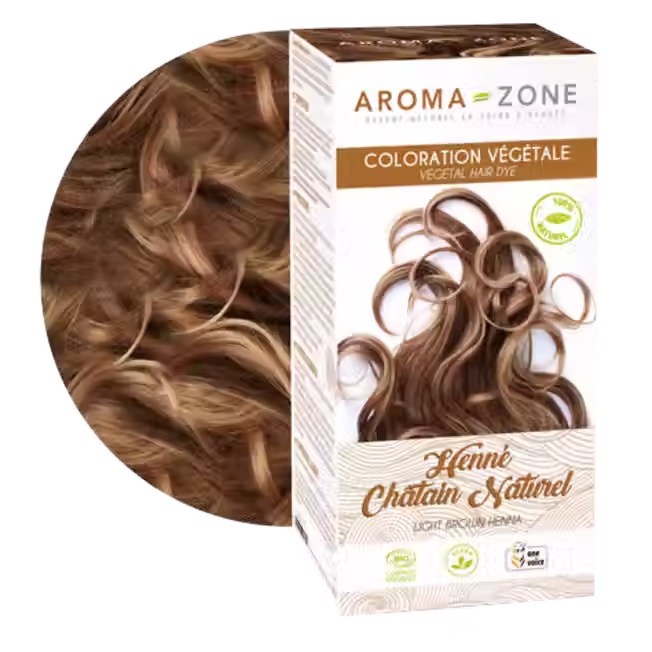 AZ Hena Organica Maron 200gr  Vegetal Chatain Bogota Colombia Puro y Organico