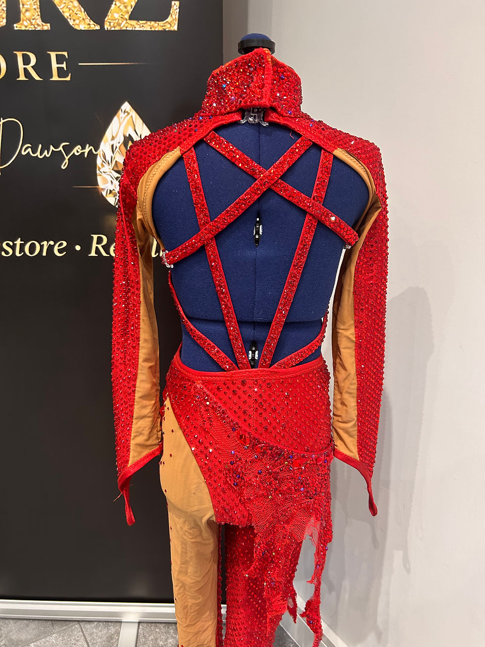Thumbnail: U8/U10 RED STONED SUIT 