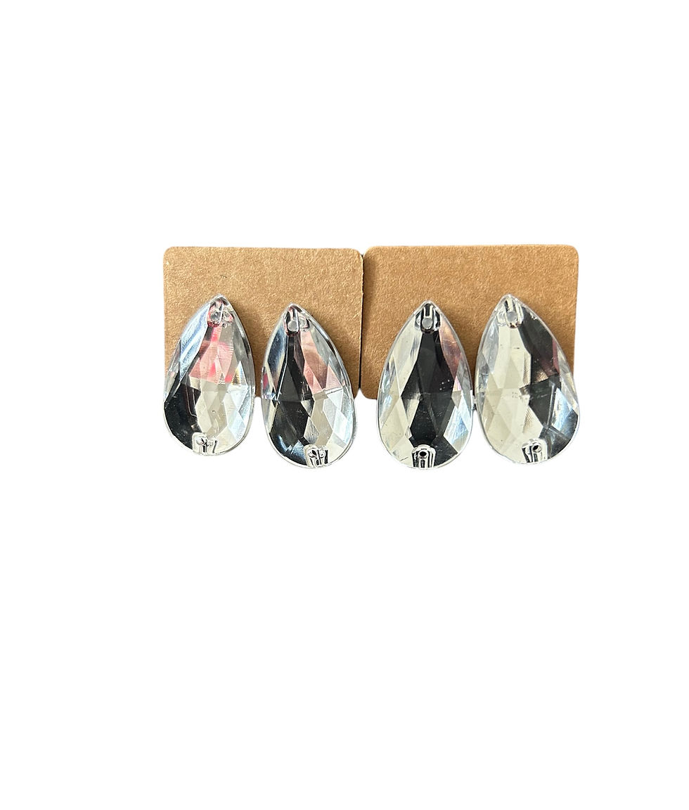 Thumbnail: TEARDROP STUD ADFP APPROVED EARRINGS