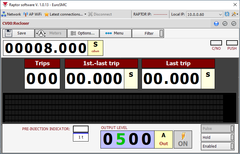 EuroSMC Raptor Recloser testing