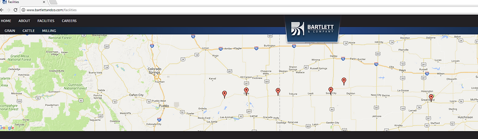 Bartlett Grain facility locations