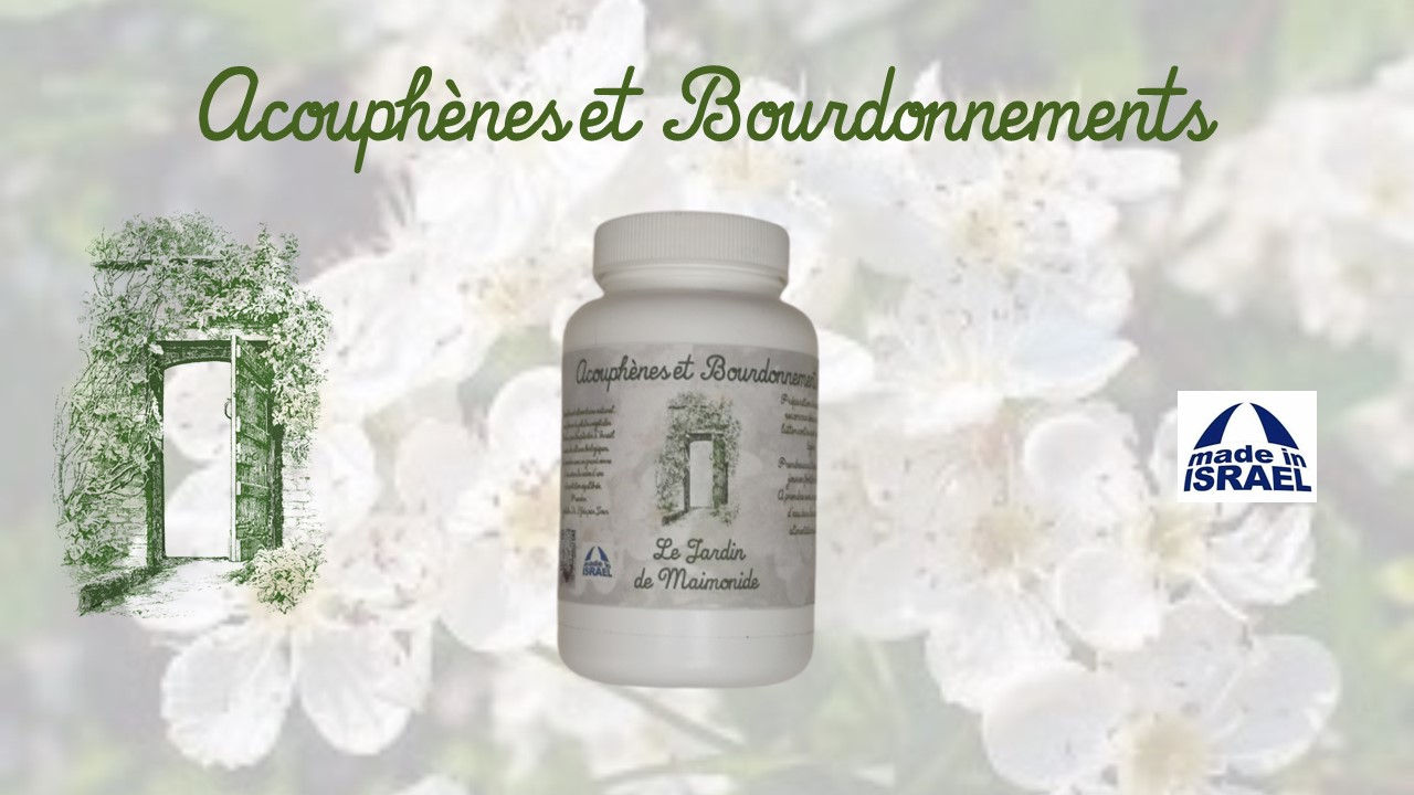 Acouphènes et Bourdonnements d'oreille. Boite de 100 gélules bio