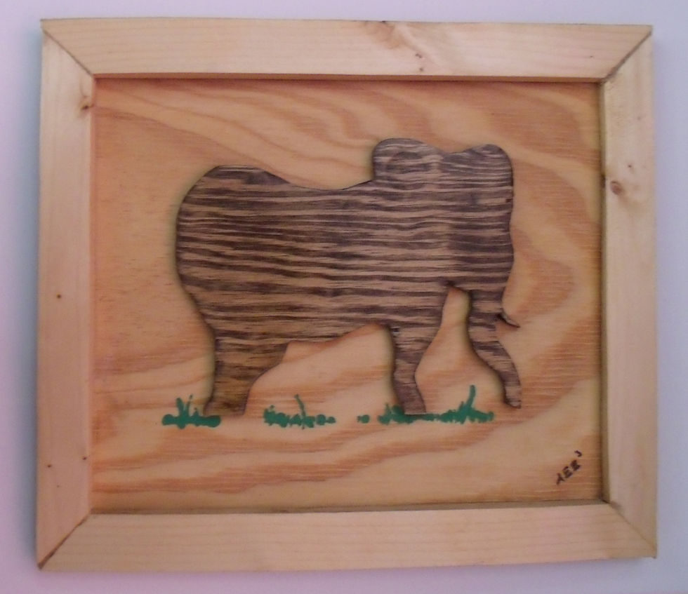 Custom elephant on plywood $14.99
