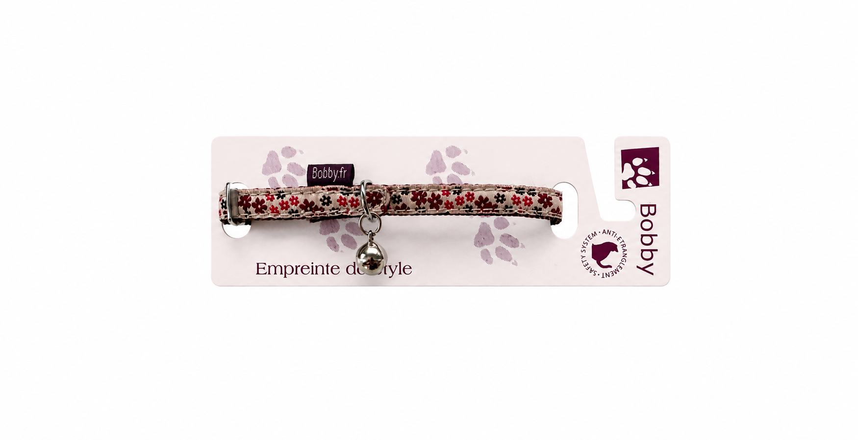 Floral Pink Cat Collar