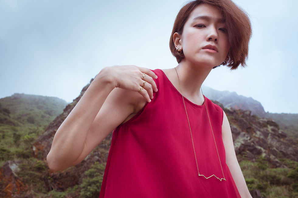 縮圖：Beats 悸  黃銅項鍊  山之悸 Brass Mountain Necklace