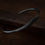 縮圖：炭墨黑 經典目眼 純銀手環 An Eye Bangle