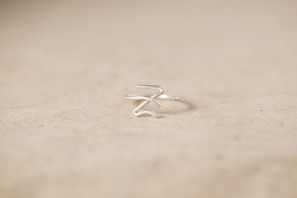 縮圖：ChatterRing X-Z Silver ring