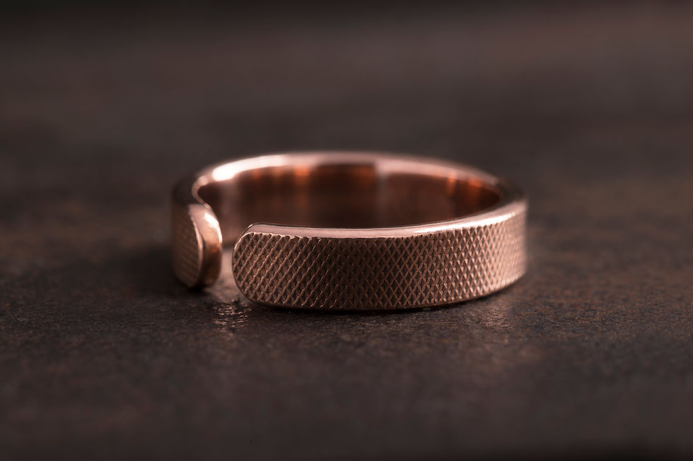 縮圖：格紋戒指課程  Emboss Texture Open Ring Lecture