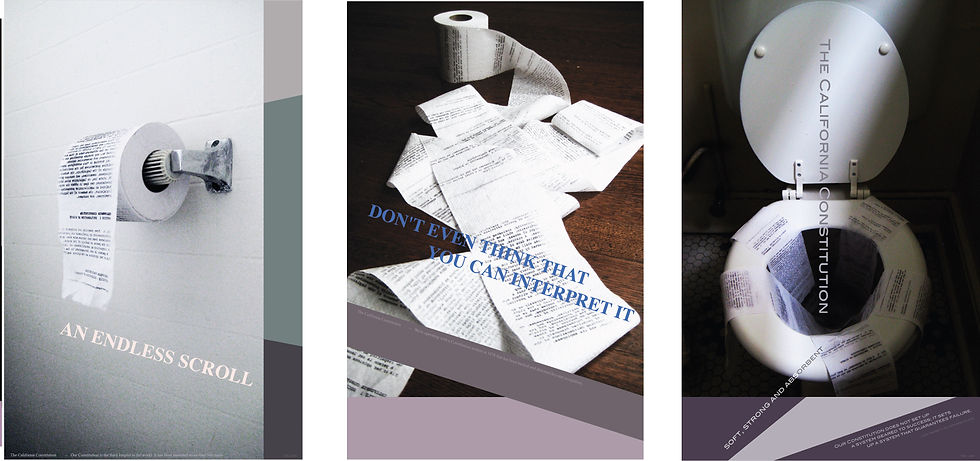 California Constitution poster