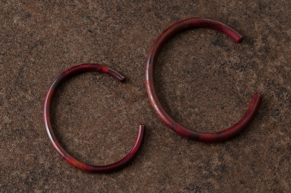 縮圖：熔岩紅銅手環  Lava Bangle