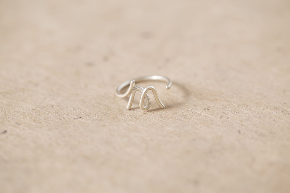縮圖：ChatterRing M-P Silver ring