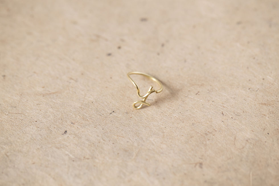縮圖：ChatterRing X-Z Brass ring