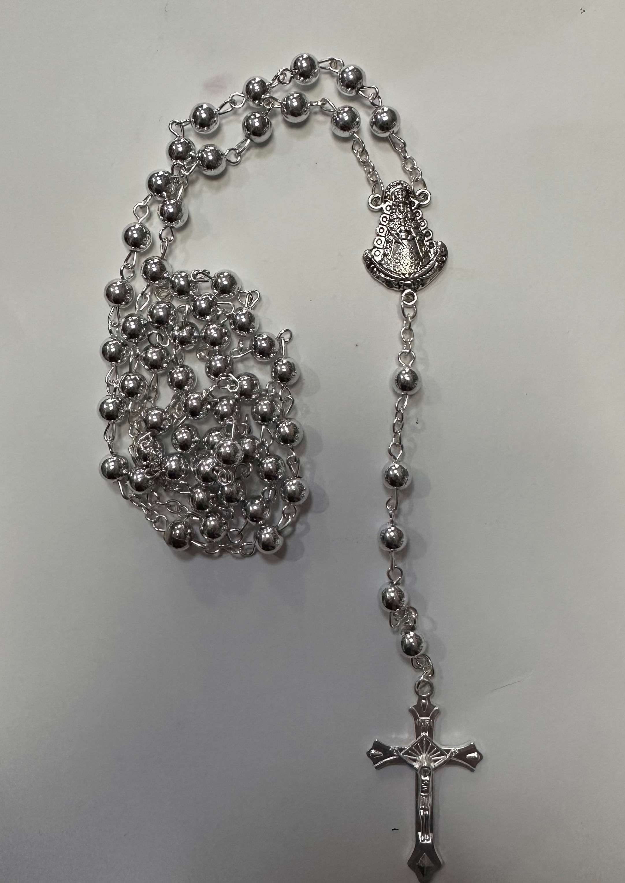 Rosario Plateado Virgen Del Rocio 