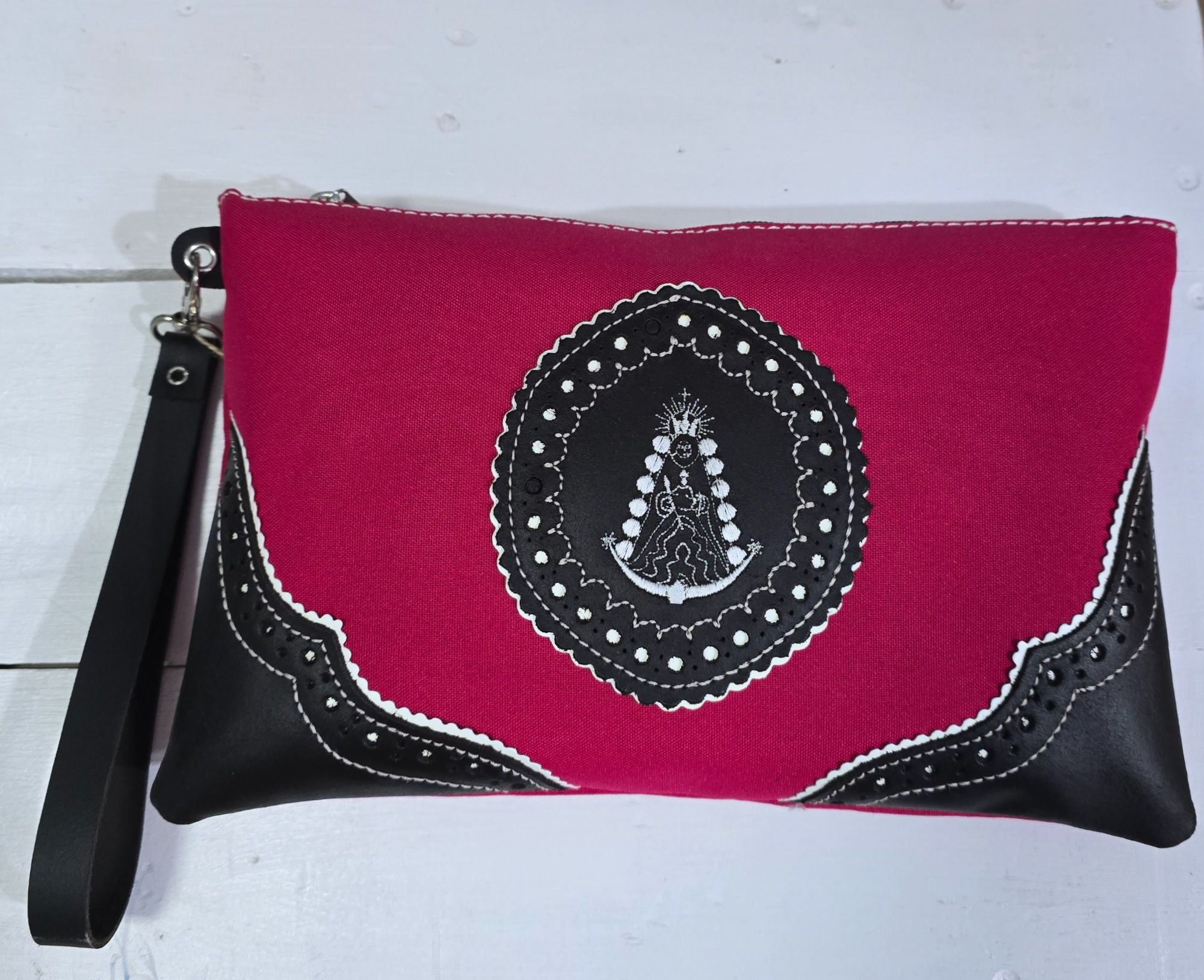 Bolso de Mano Virgen del Rocío/ Rosa