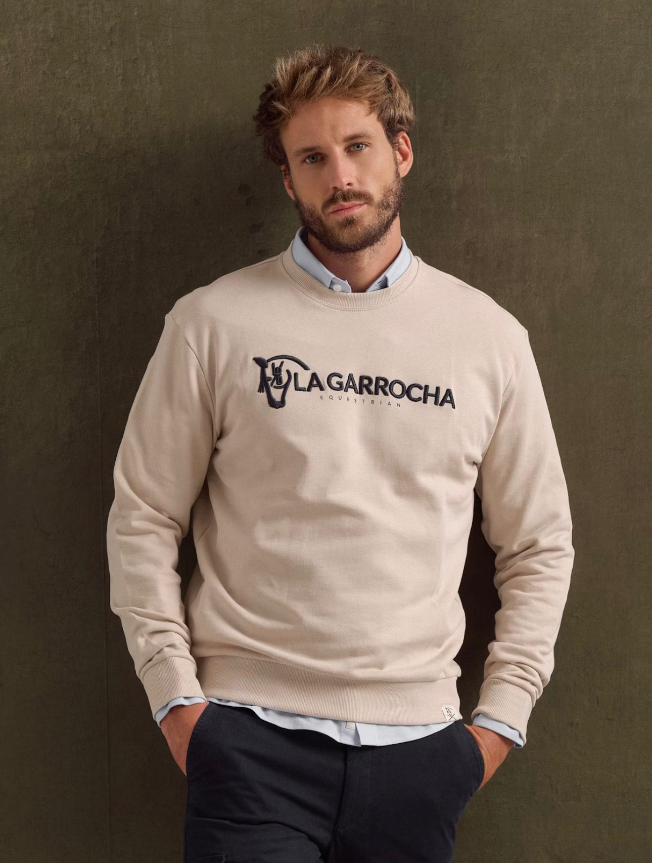 Sudadera Equestrian / Nude