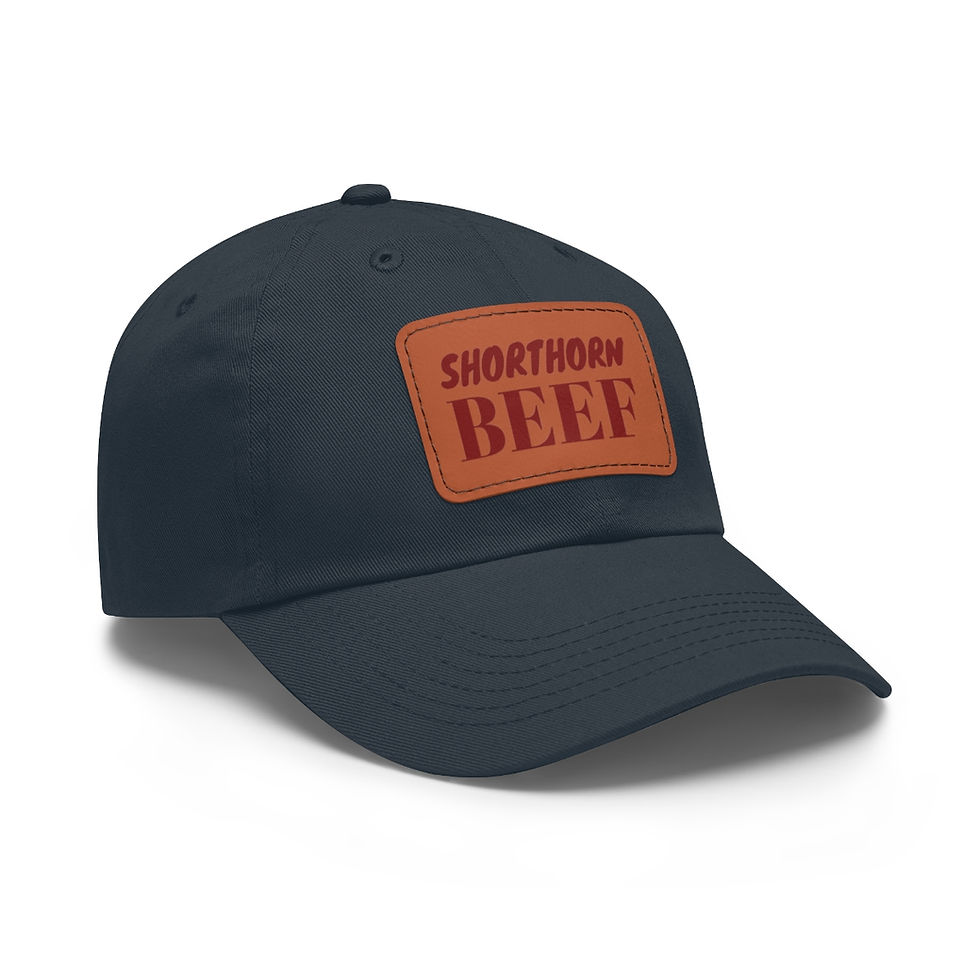 Thumbnail: Shorthorn Beef Dad Hat with Leather Patch