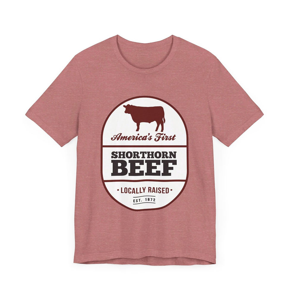 Thumbnail: Shorthorn Beef Unisex Jersey Short Sleeve Tee