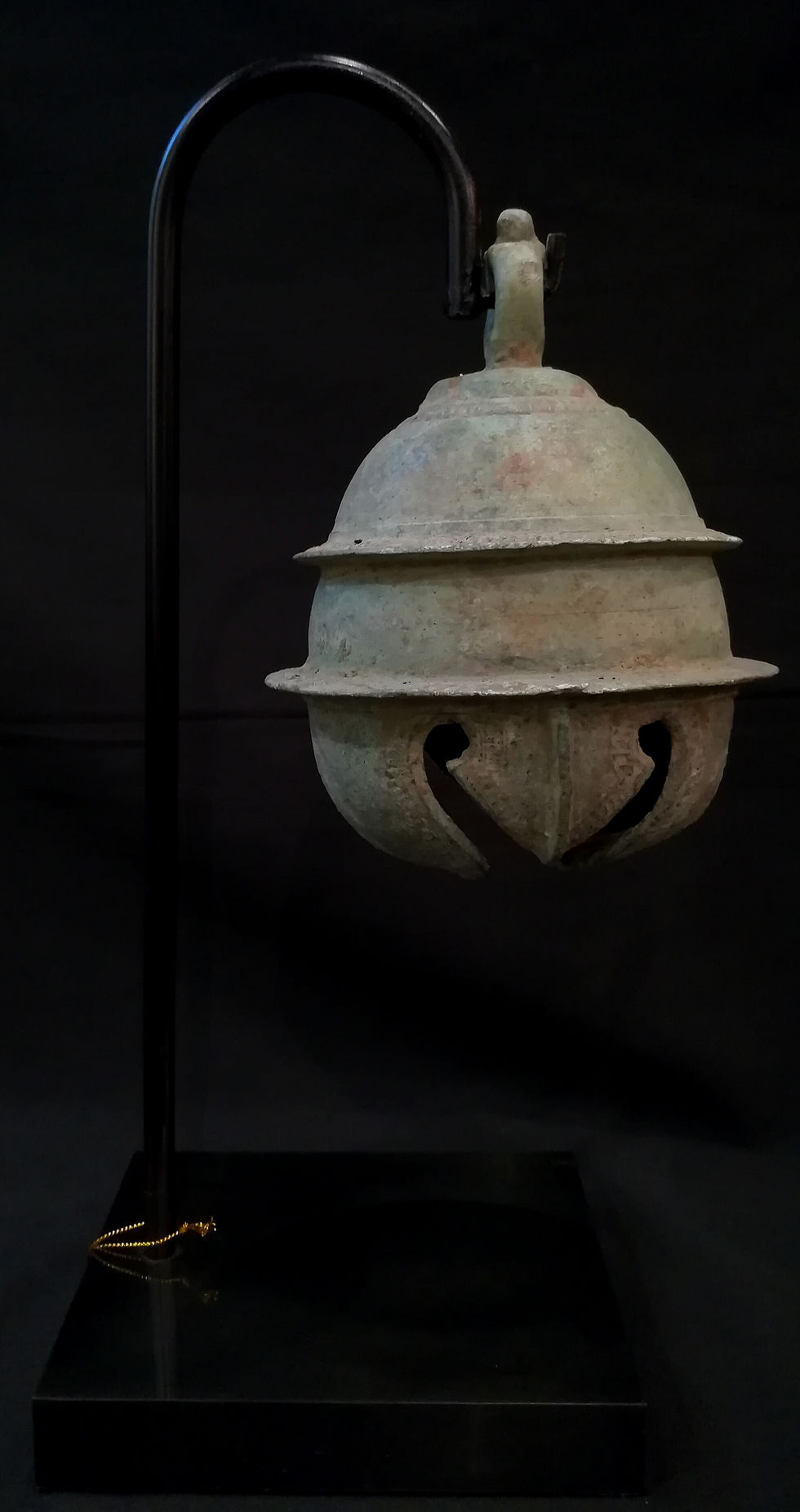 Thumbnail: Thai Bronze Elephant Bell, 13th Century, Lopburi Period.