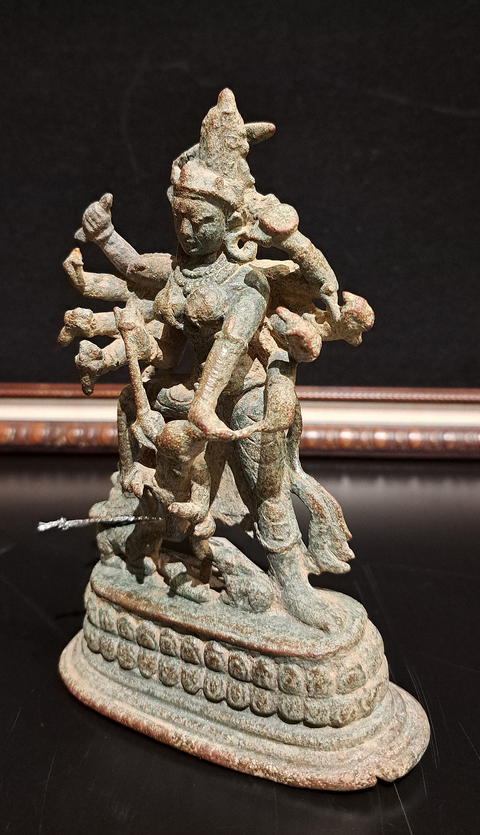 Thumbnail: INDIAN BRONZE STANDING DUGAR WITH MANY ARMS, 11th CENTURY, PALA PERIOD.