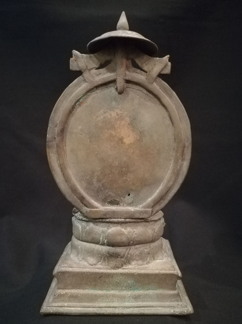 Thumbnail: Indonesian Bronze Bodhisattava Manjushri With Arch,9th-10th Century,Sivijara