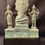 Thumbnail: THAI BRONZE BUDDHIST TRINITY WITH THE INSCRIPTION,13TH CENTURY,LOPBURI PERIOD.
