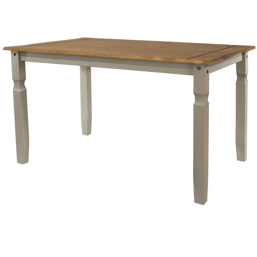 Thumbnail: CRGTBSET2 Corona Grey Rectangular Dining Table & 4 Chair Set