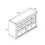 Thumbnail: CR513 Corona 3+3 Drawer Wide Chest